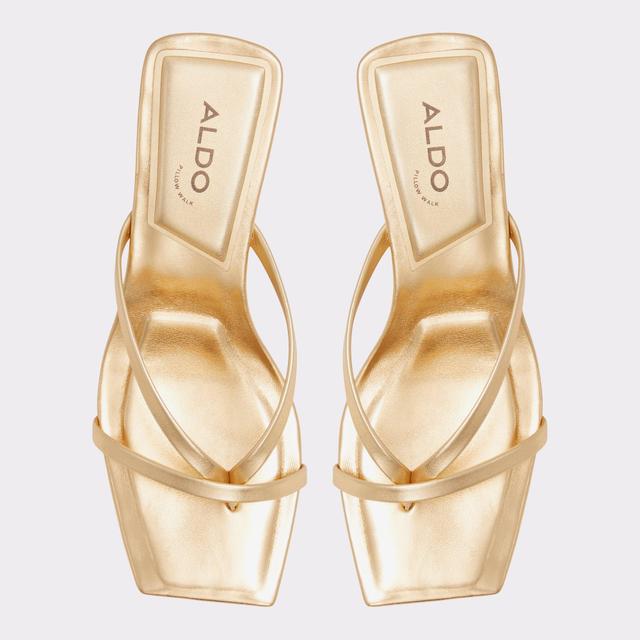 Sanne Gold Women's Strappy sandals | ALDO US Product Image