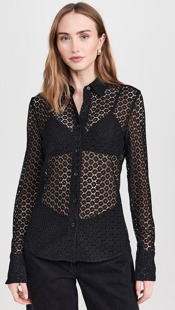 rag & bone Yvette Lace Shirt | Shopbop Product Image