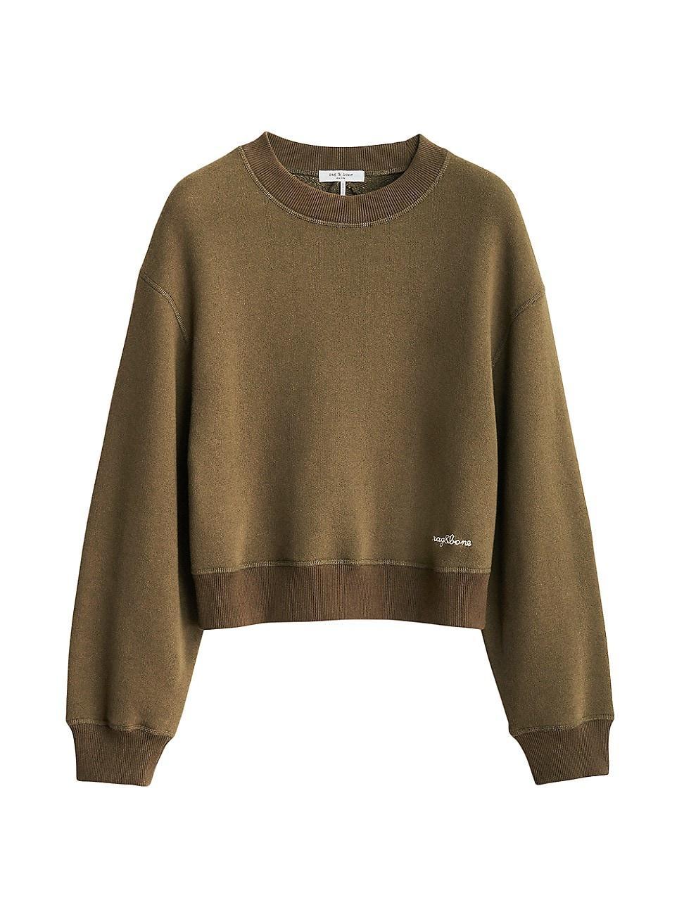 Womens Terry Crewneck Sweatshirt Product Image