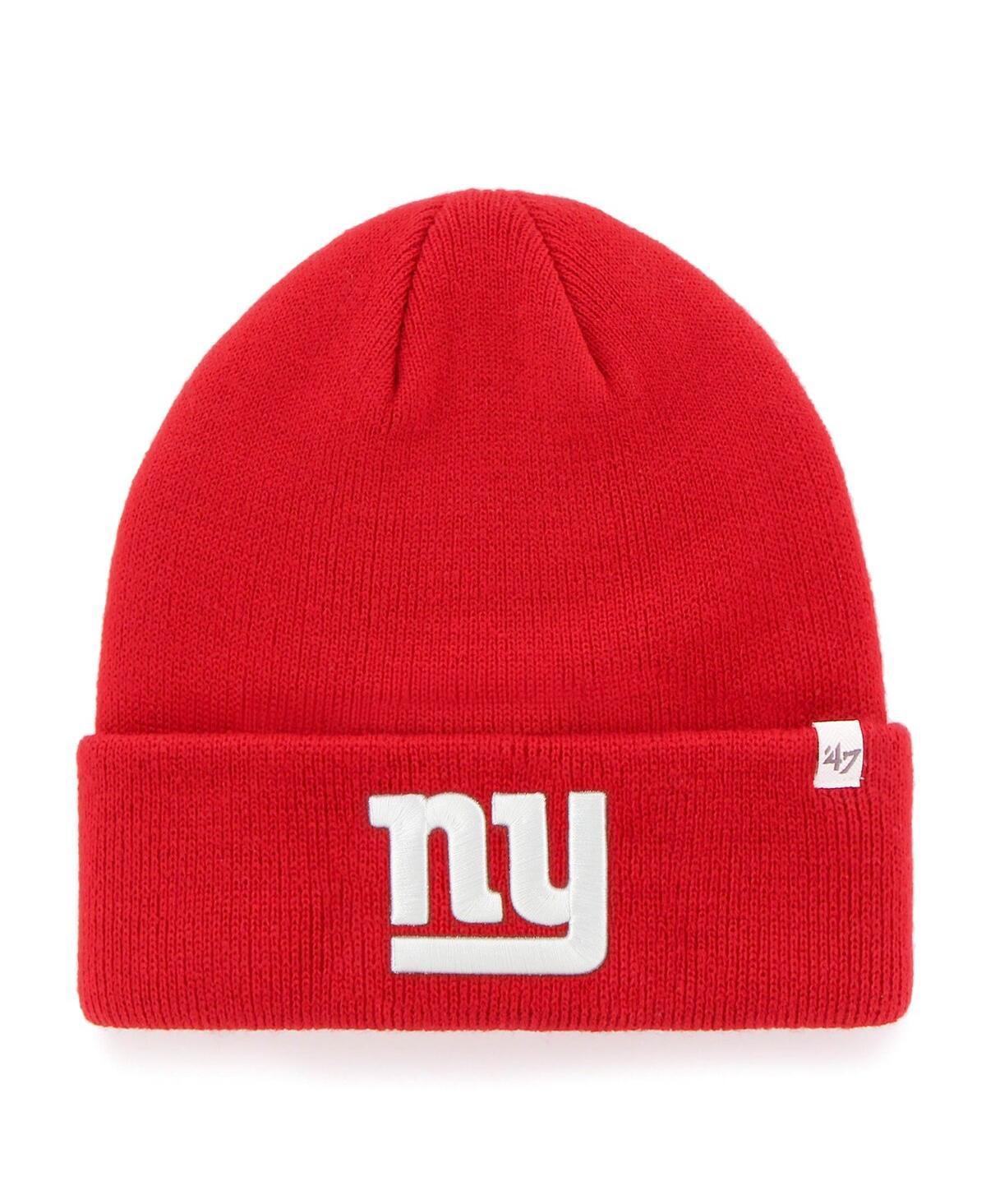 Mens 47 Red New York Giants Secondary Basic Cuffed Knit Hat Product Image