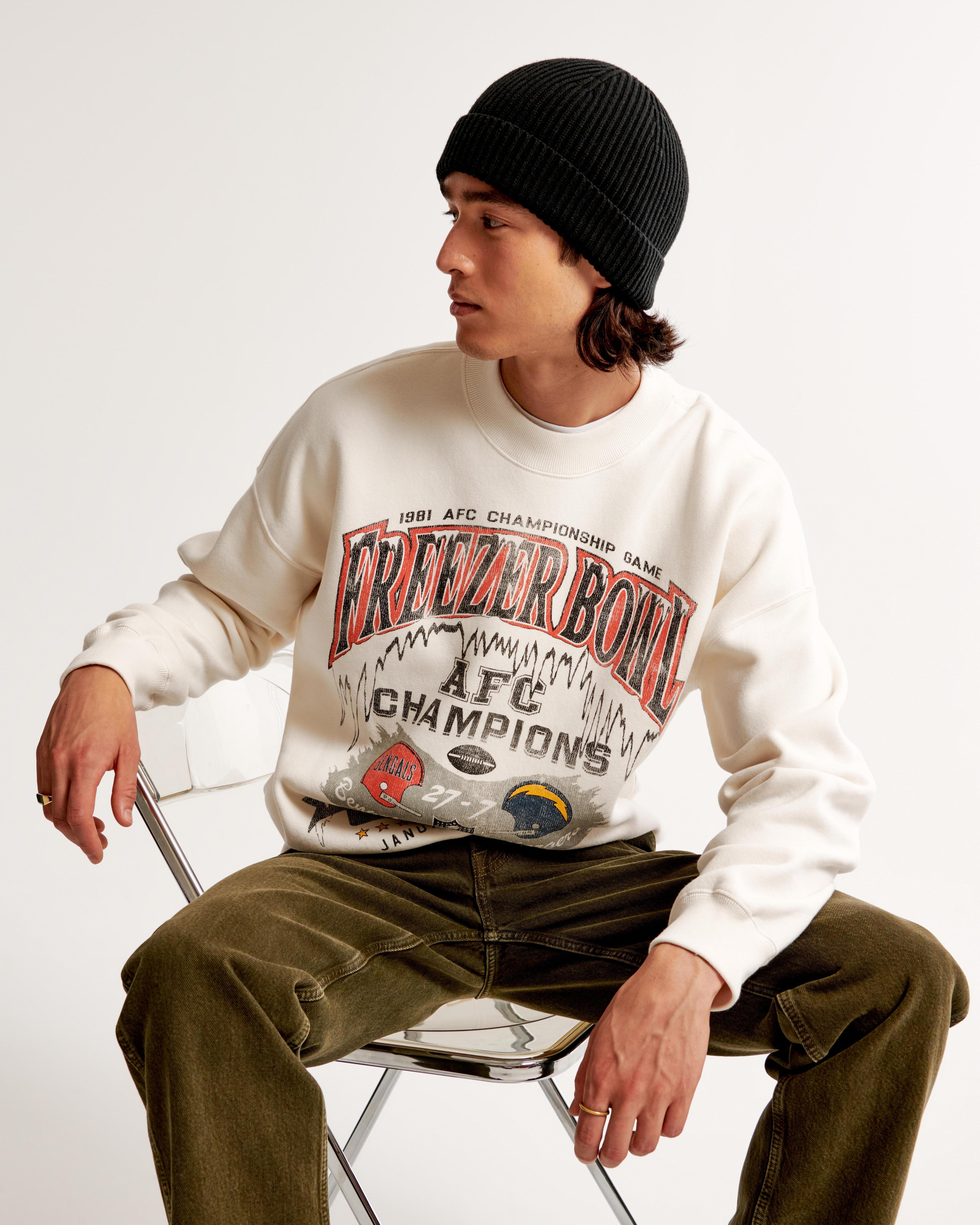 Vintage Super Bowl Graphic Crew Sweatshirt Product Image