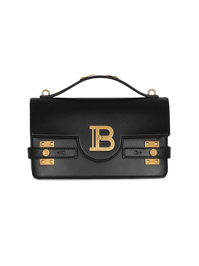 Balmain B-Buzz 24 Leather Top Handle Bag Product Image