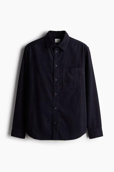 Regular Fit Corduroy Shirt Product Image