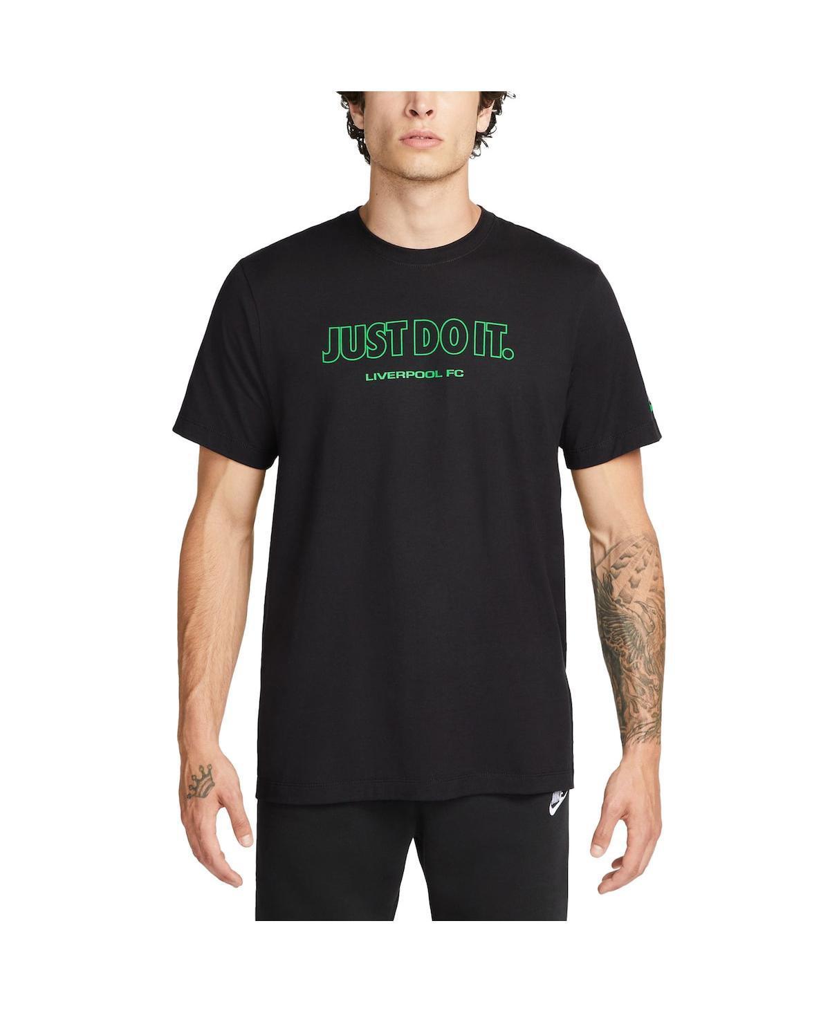 Mens Nike Black Liverpool Just Do It T-shirt Product Image