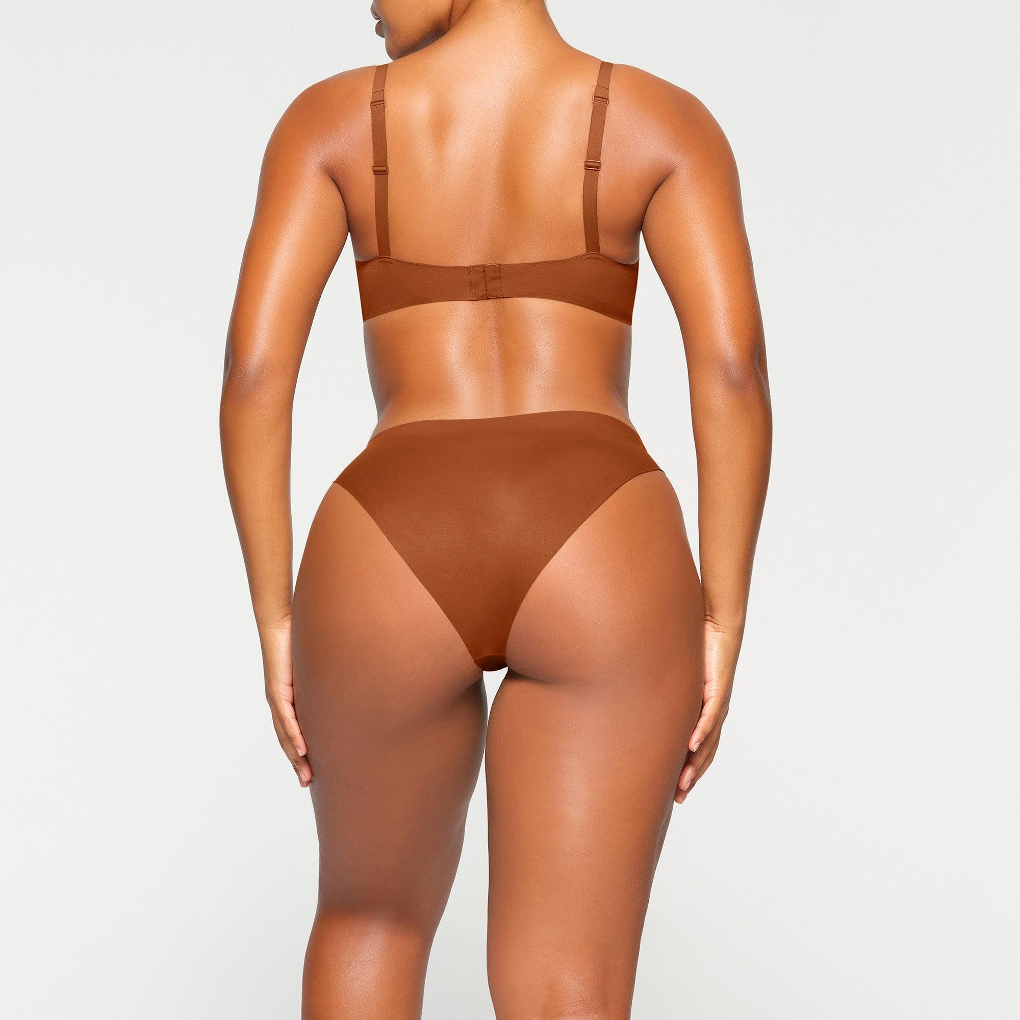 NAKED PLUNGE BRALETTE | BRONZE Product Image