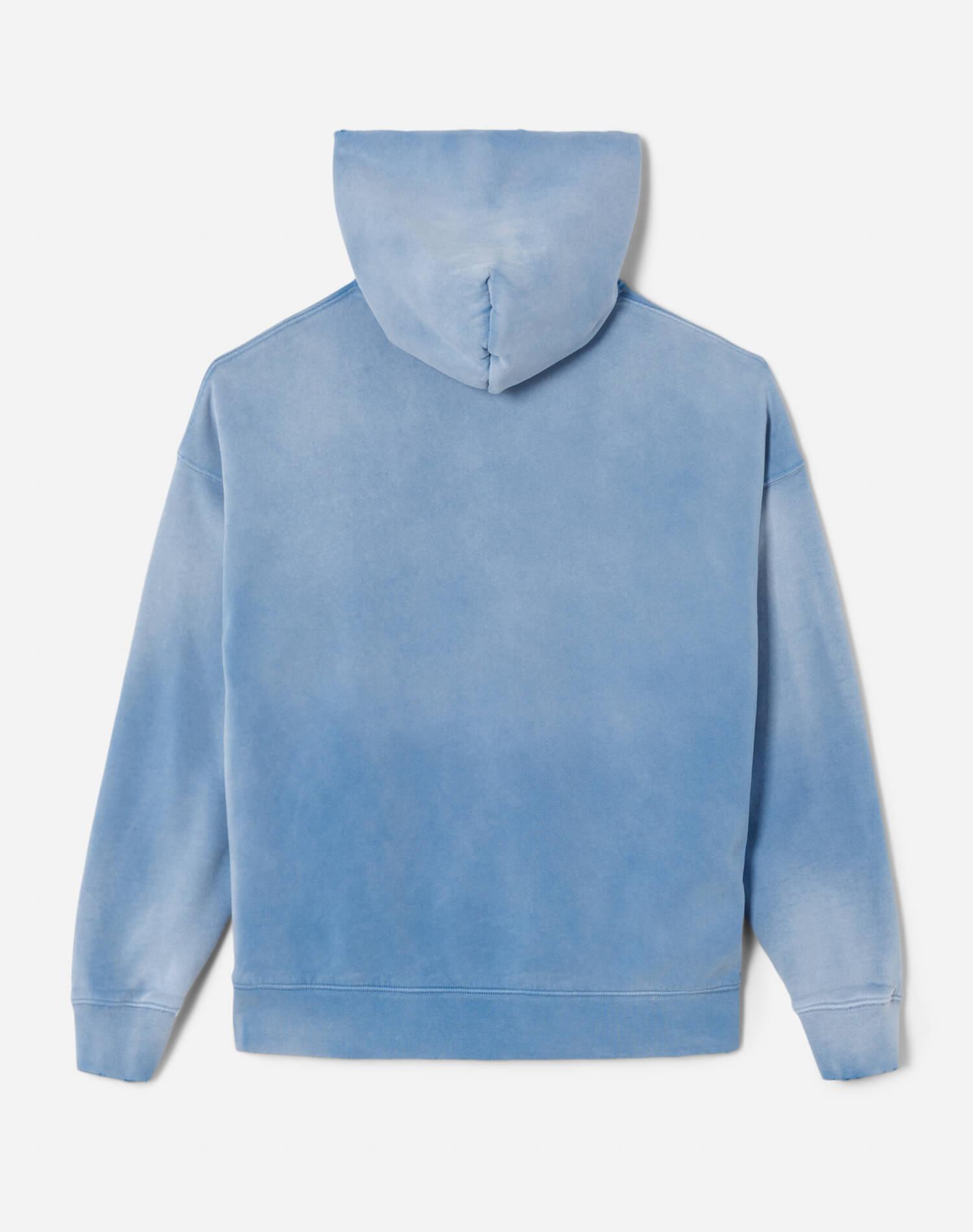 Zip Hoody - Sun Faded Dusty Blue Male Product Image