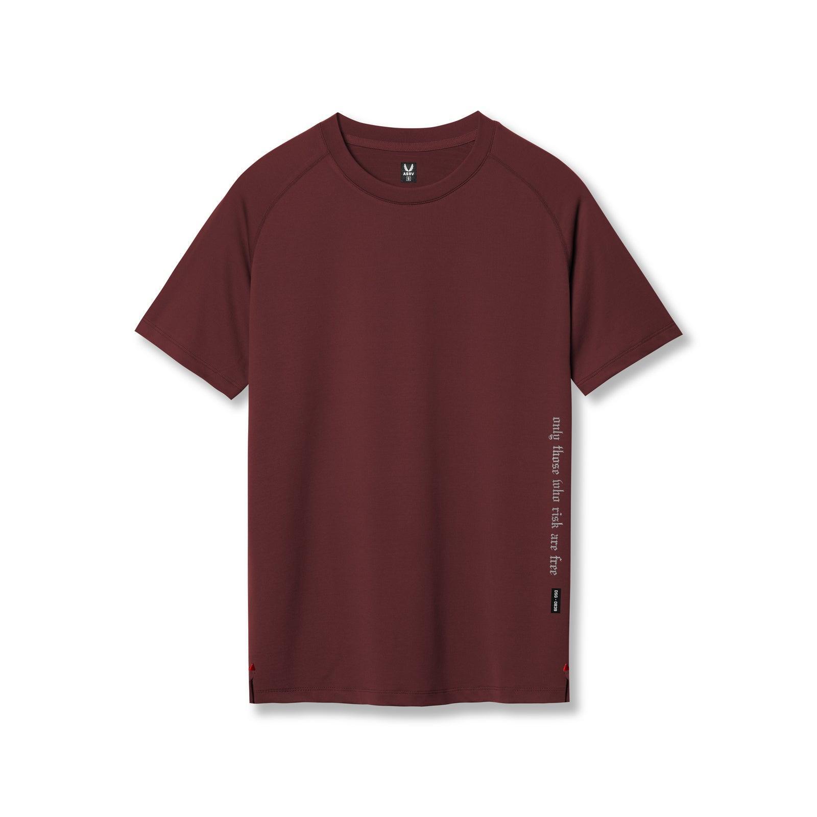 0839. 3D-Lite® 2.0 Lycra® Fitted Tee - Crimson "OTWR" Product Image