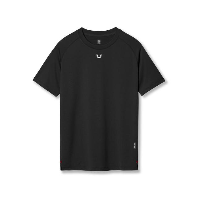 0839. 3D-Lite® 2.0 Lycra®  Fitted Tee - Black "OTWR Block" Product Image