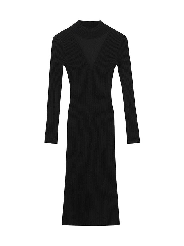 Womens Sabrina Turtleneck Midi-Dress Product Image