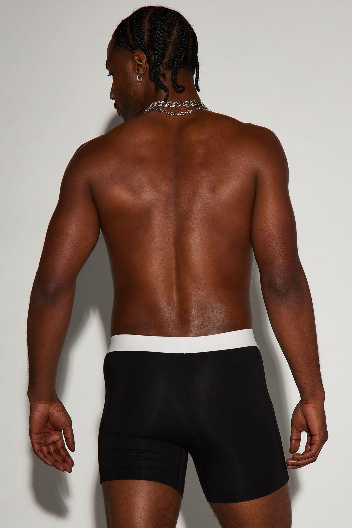 Essential Contrast Modal Boxer Brief - Black/combo Product Image