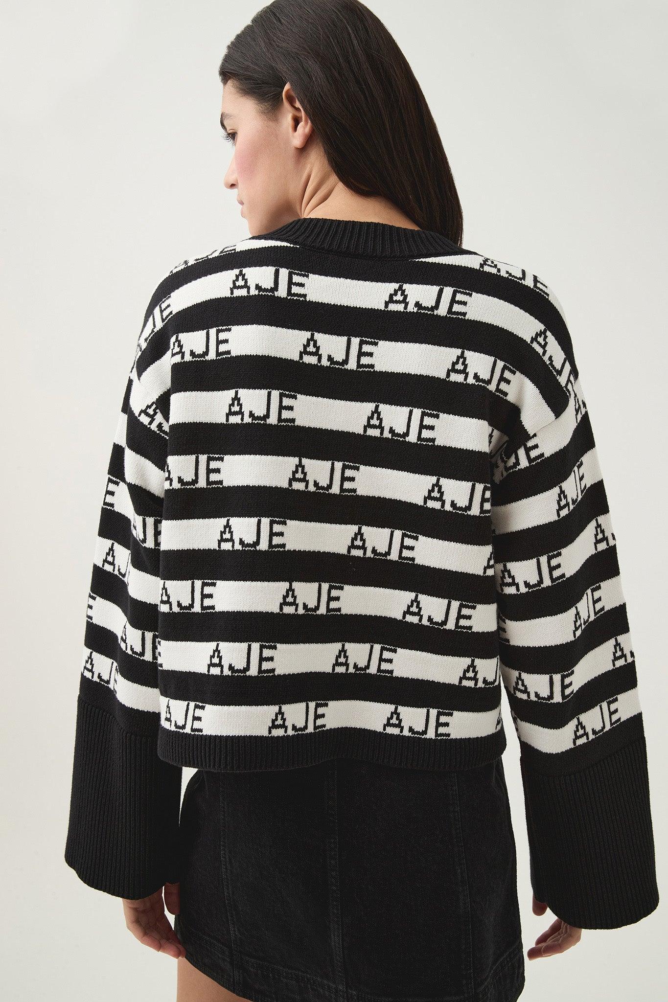 Story Oversized Striped Knit Product Image