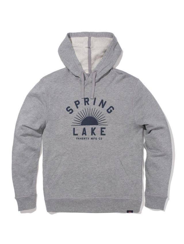 Spring Lake Popover Hoodie - Grey Heather Product Image