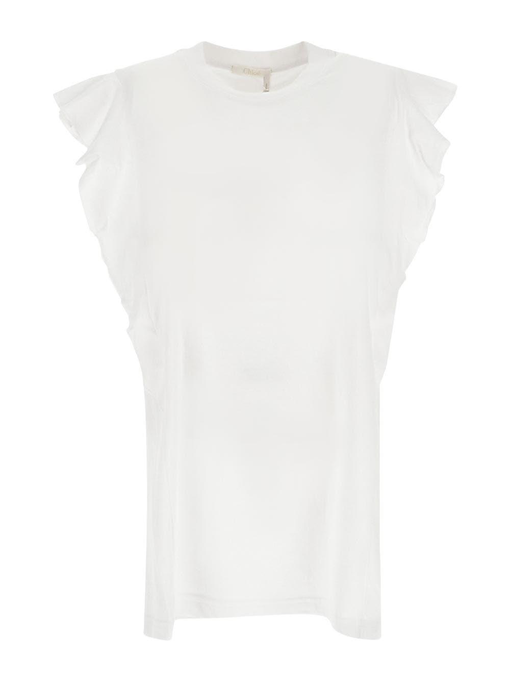 Tank Top With Ruffles In New Product Image