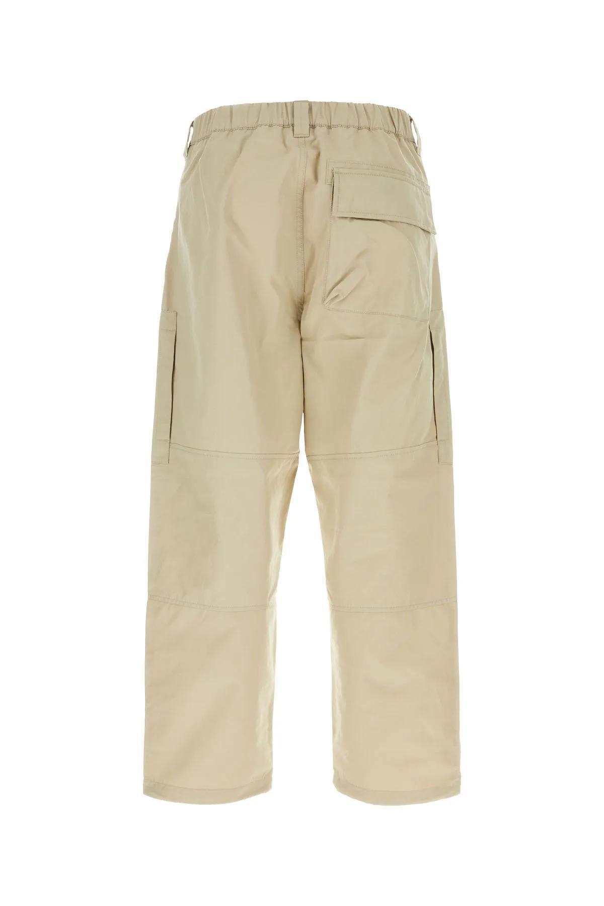 Man Sand Cotton Pant In Brown Product Image