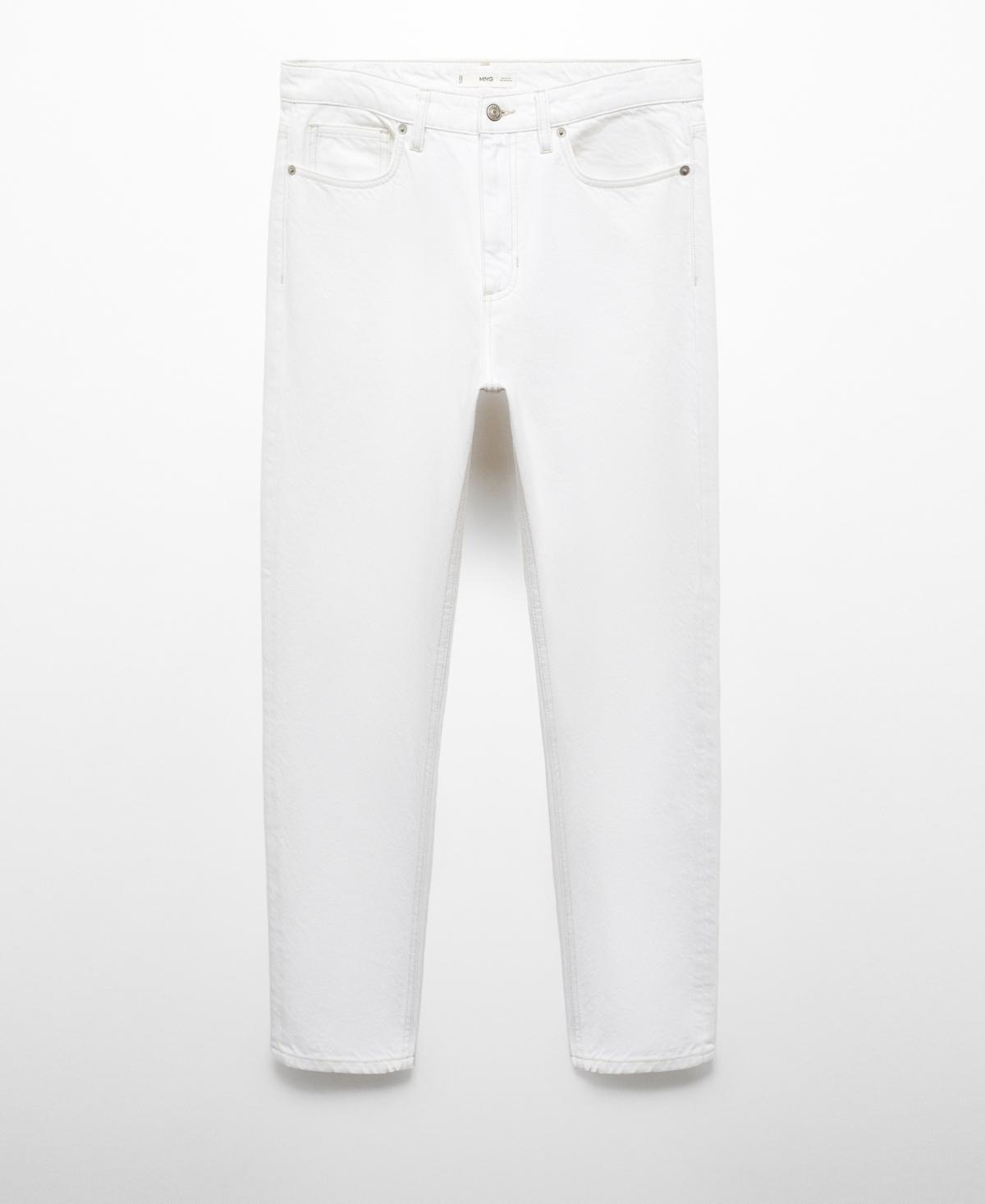 MANGO MAN - Tapered-fit jeans off whiteMen Product Image