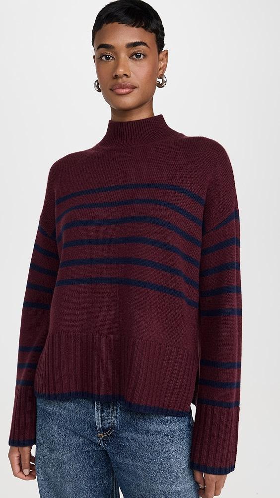 Stateside Striped Mock Neck Sweater | Shopbop Product Image