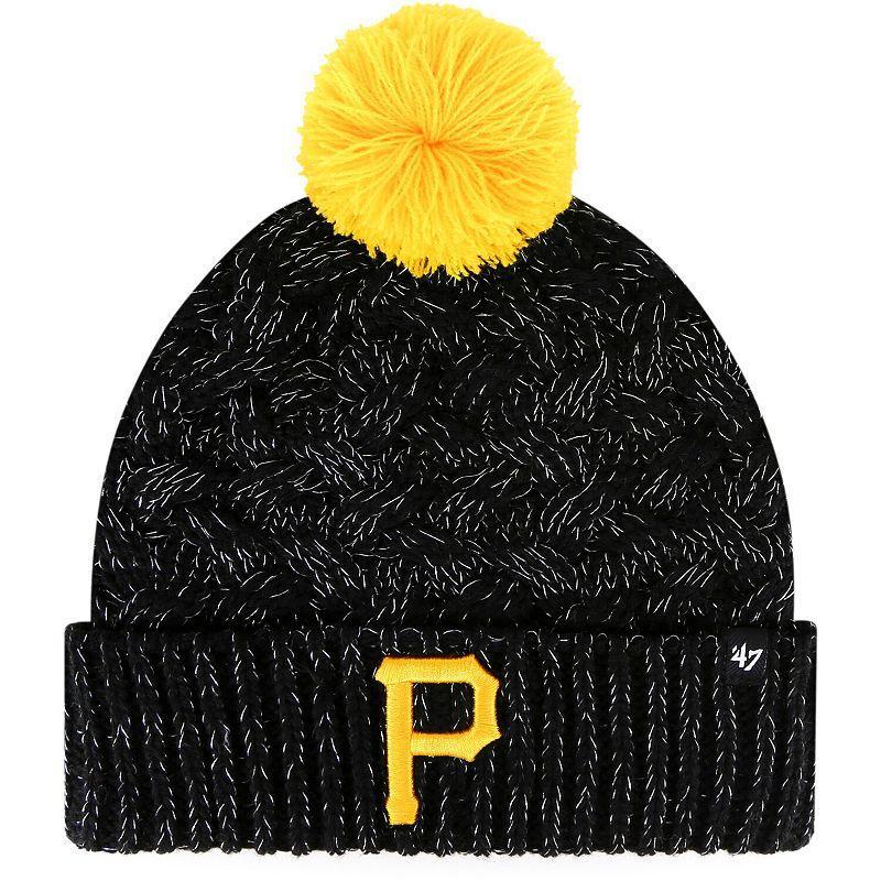 Womens 47 Pittsburgh Pirates Knit Cuffed Hat with Pom Product Image