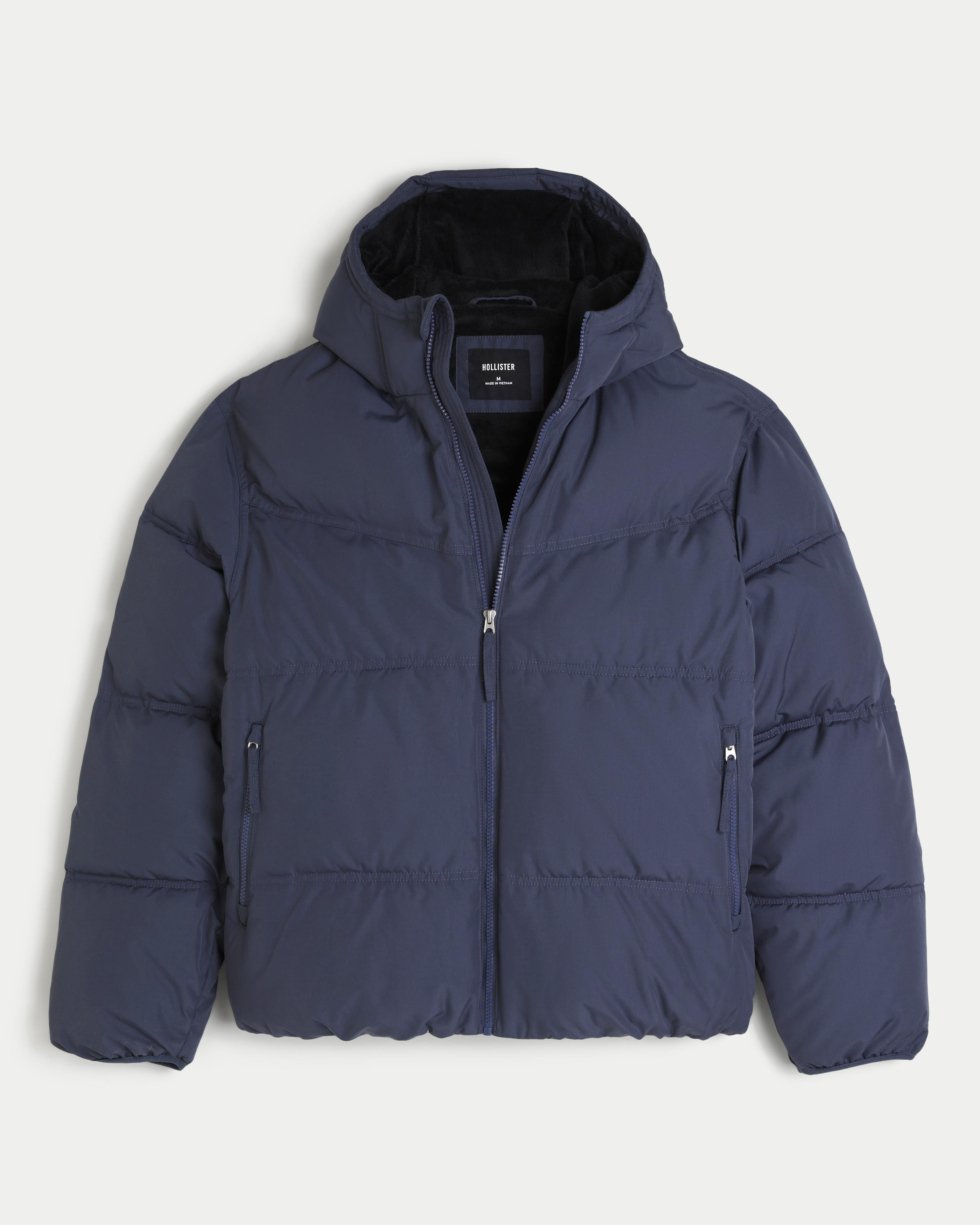 Faux Fur-Lined Puffer Jacket Product Image