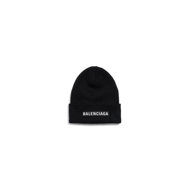 Patch Beanie in Black Product Image