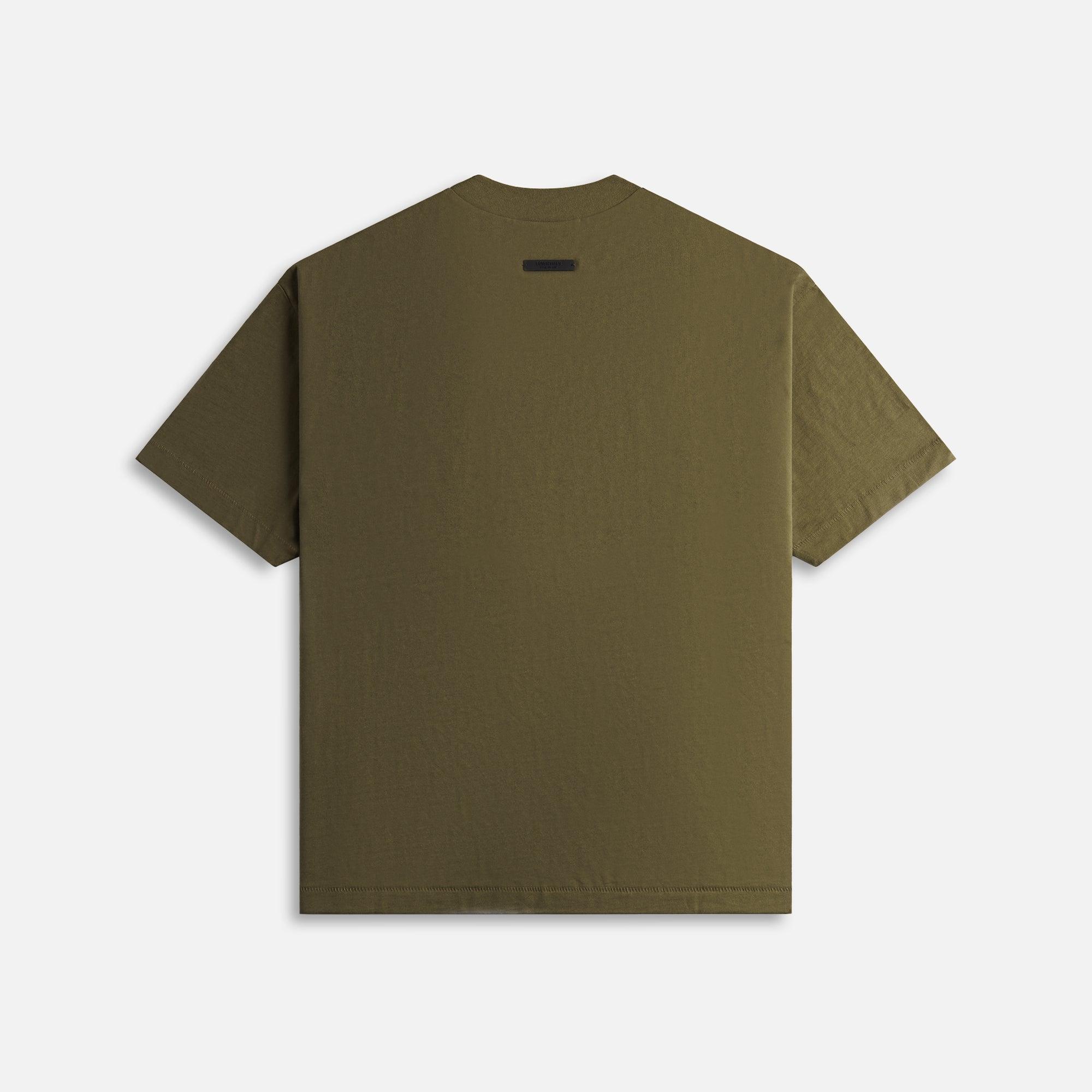 Essentials Jersey Crewneck Tee - Military Male Product Image