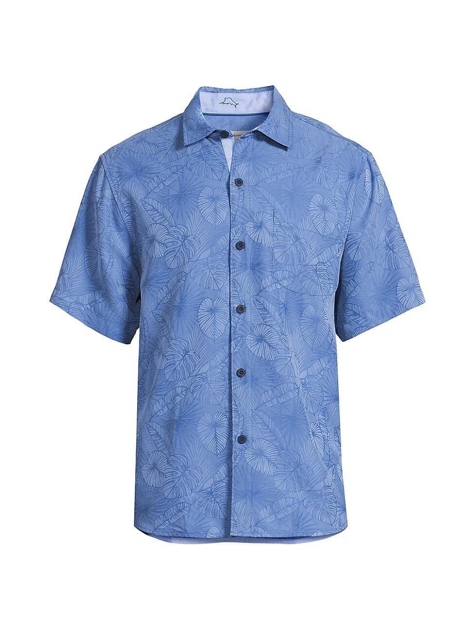 Mens Coconut Point Keep It Frondly Button-Front Shirt Product Image