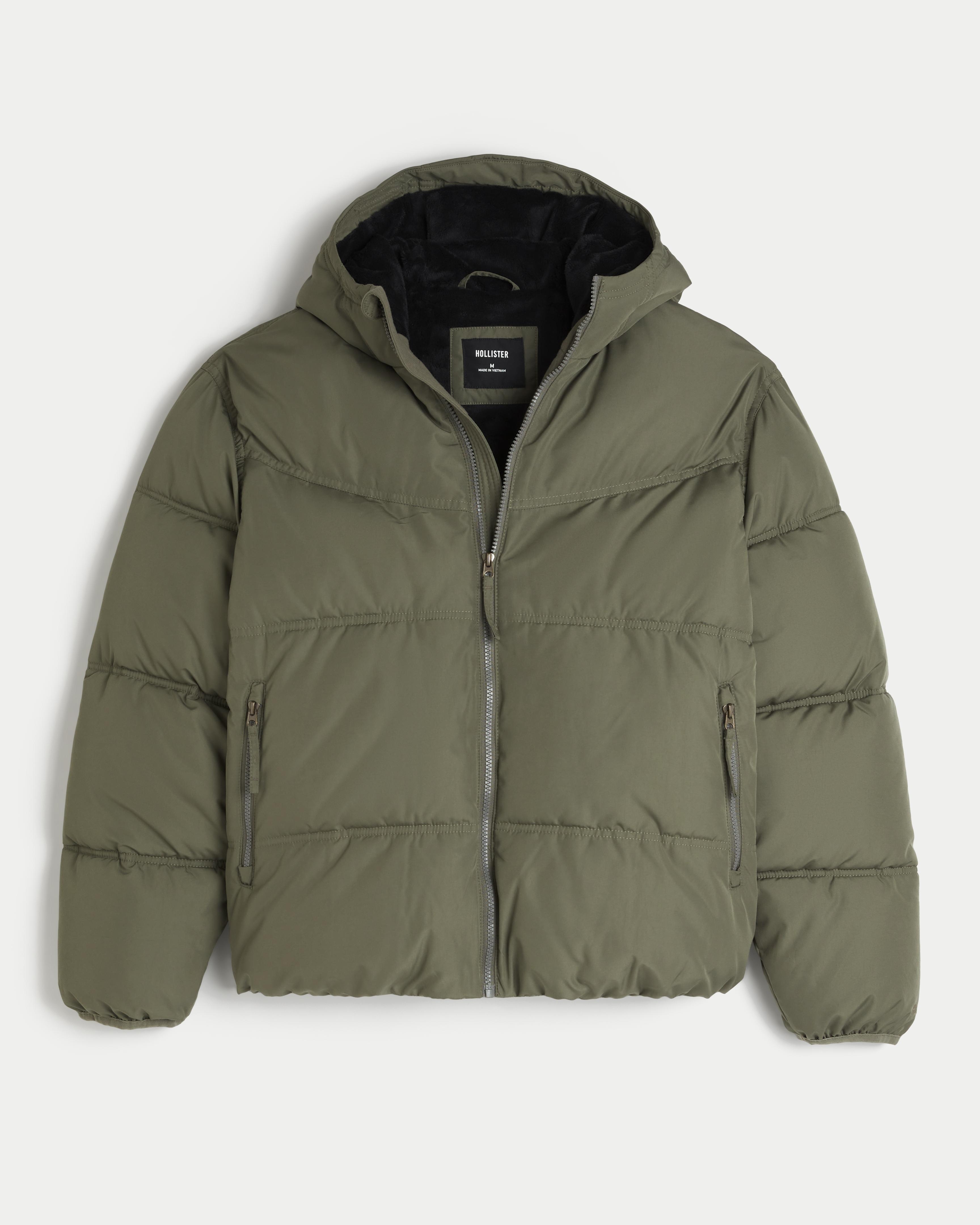 Faux Fur-Lined Puffer Jacket Product Image