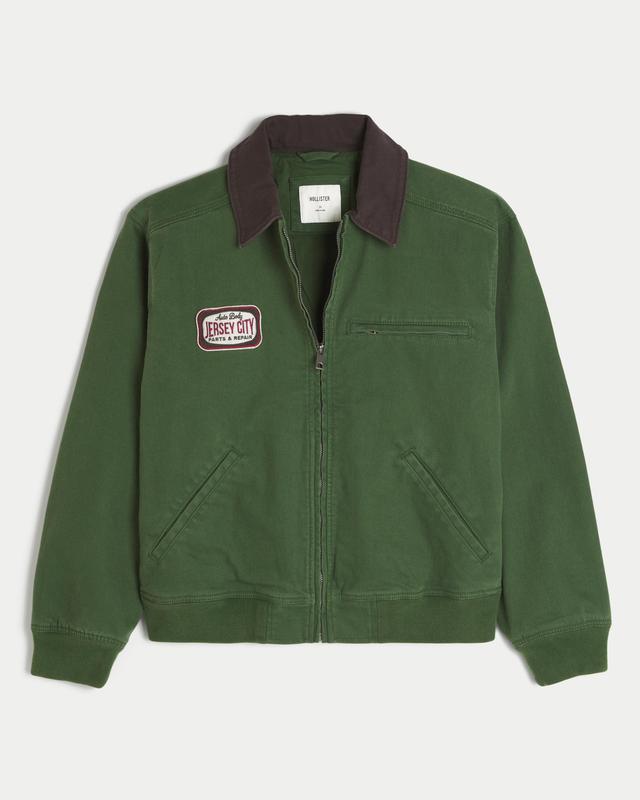 Zip-Up Workwear Jacket Product Image