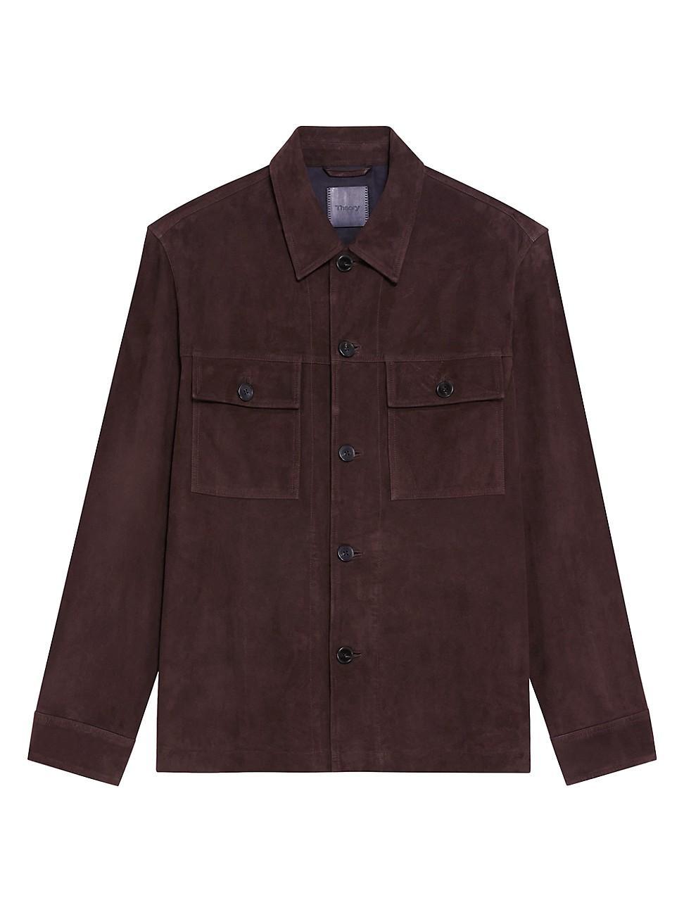 Mens Closson Suede Shirt Jacket Product Image