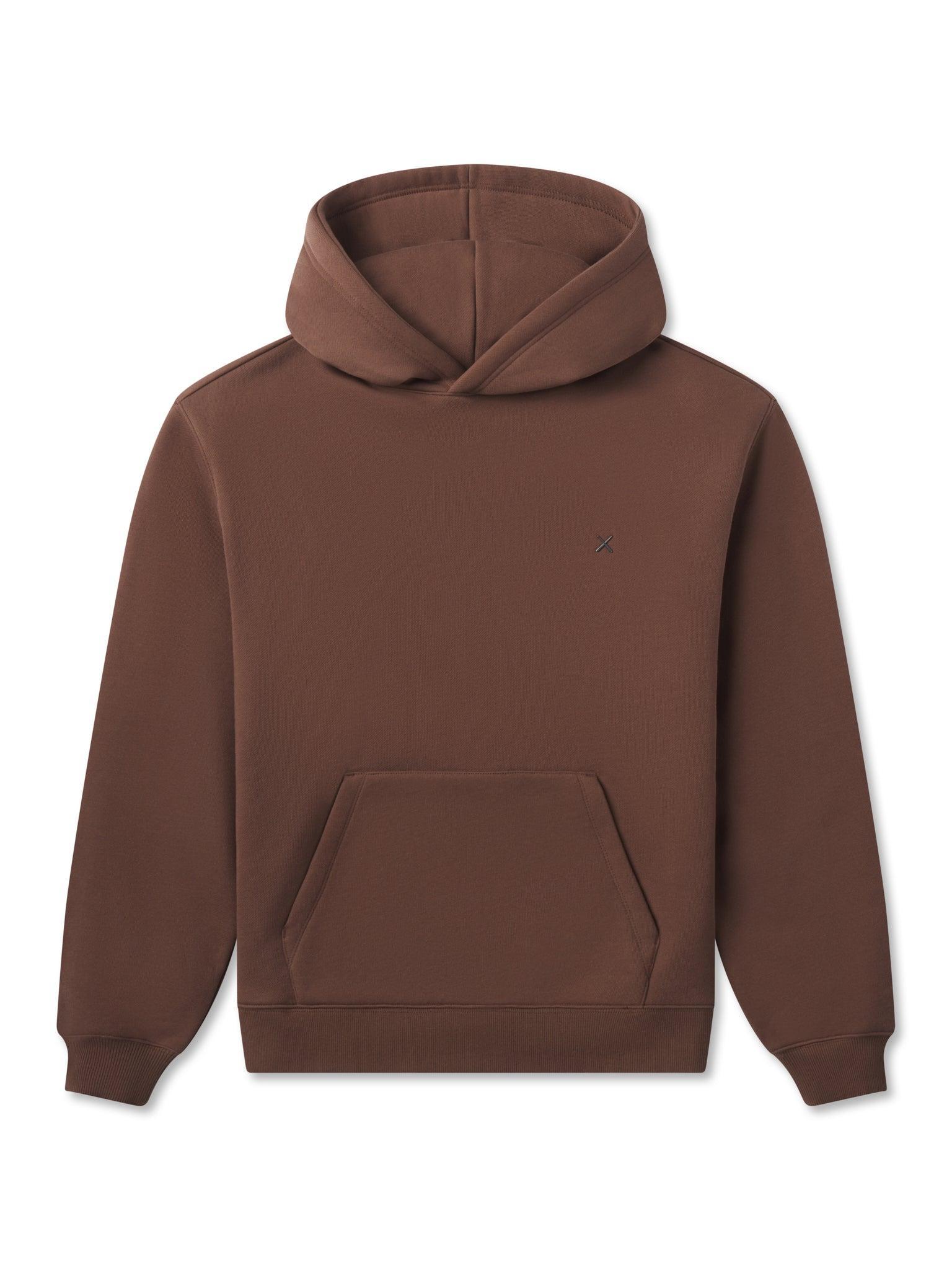 Divine Fleece Hoodie | Mocha Relaxed-fit Product Image