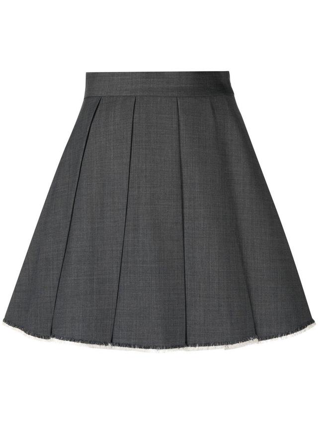 pleated A-line skirt Product Image