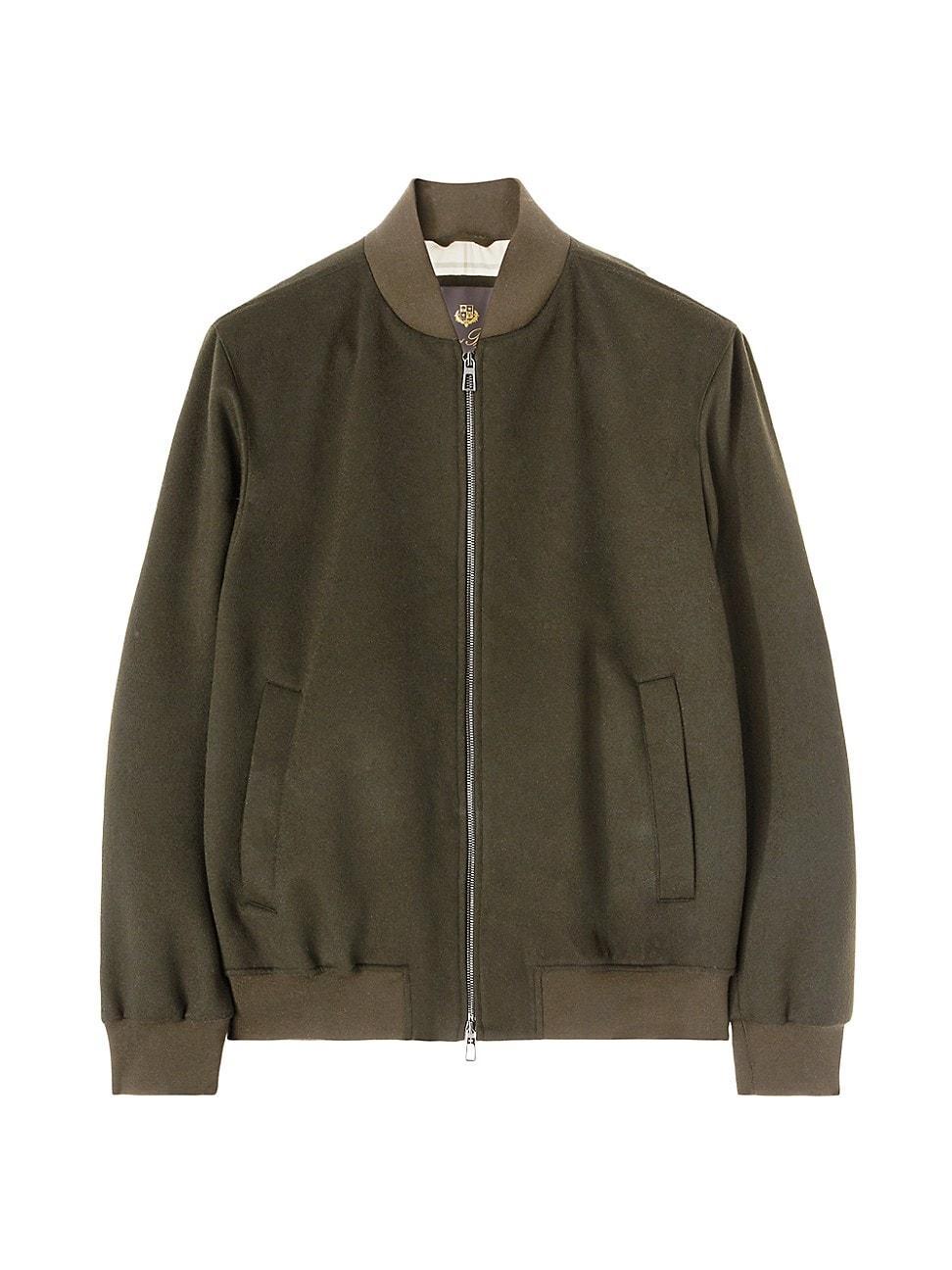 Mens Ivy Cashmere Bomber Jacket Product Image