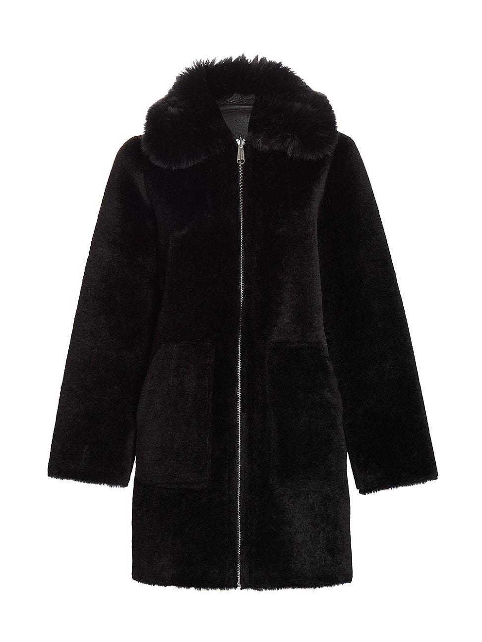 Womens Alison Reversible Sherpa Coat Product Image