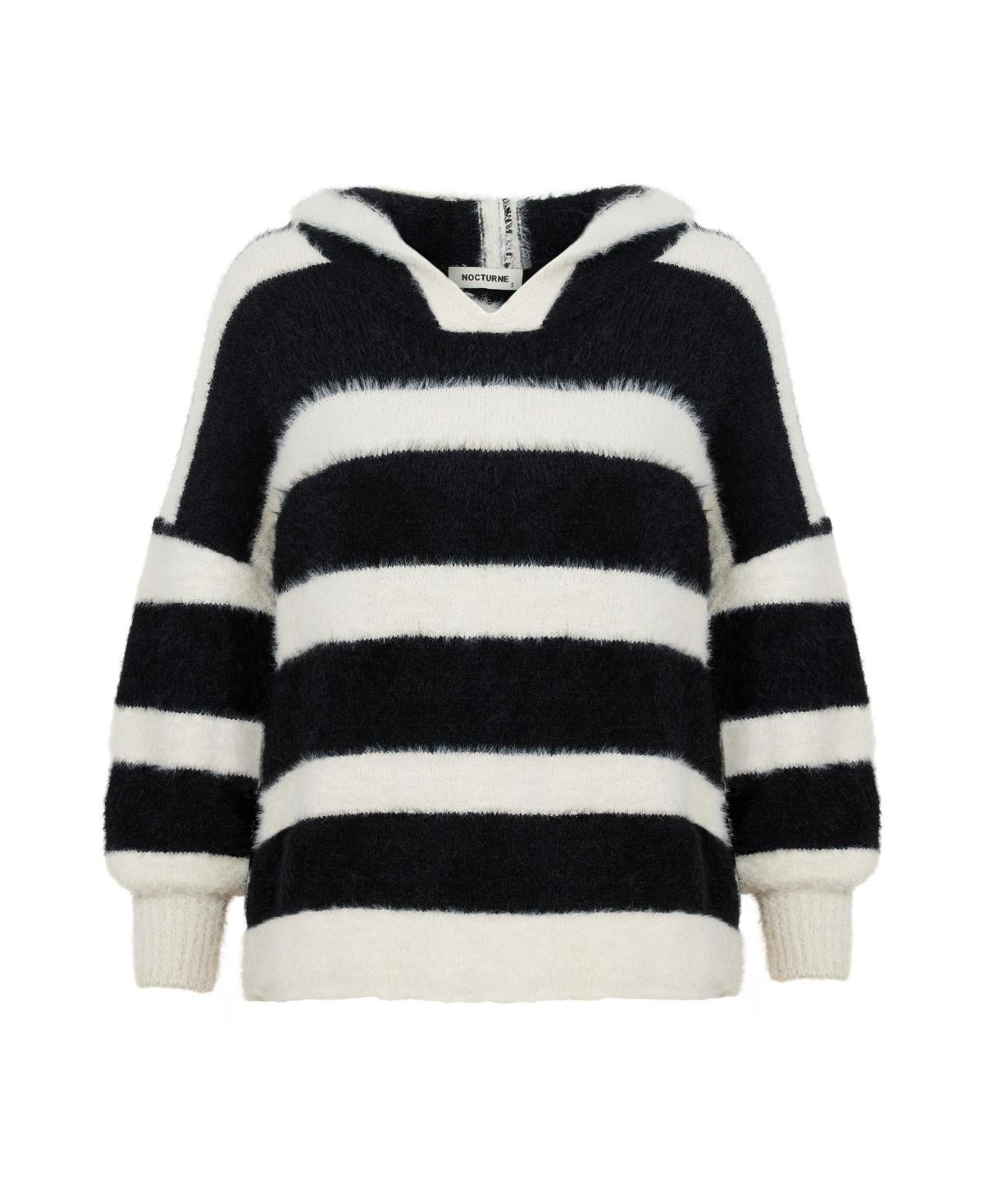 Womens Hooded Oversize Sweater Product Image