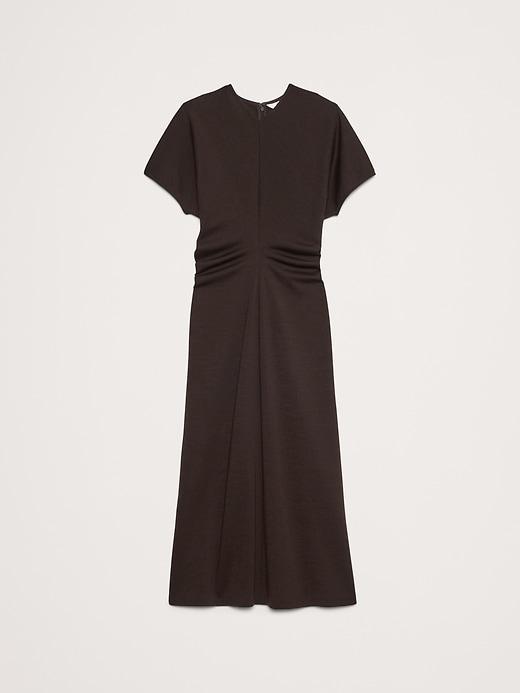 Wool-Blend Scuba Midi Dress Product Image