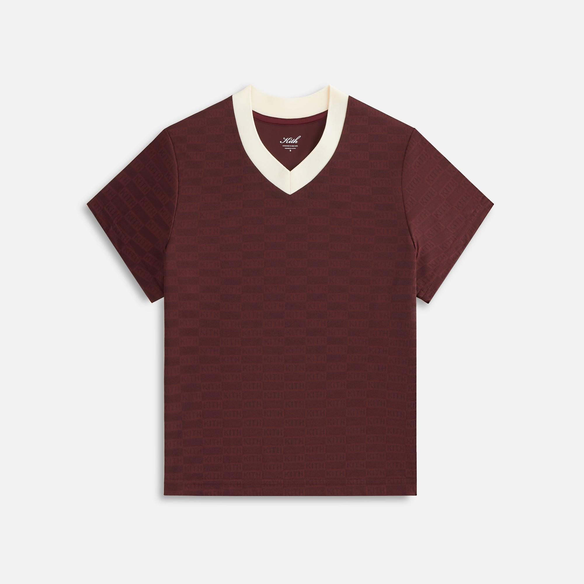 Kith Women Nicci Monogram Jersey - Magma Female Product Image