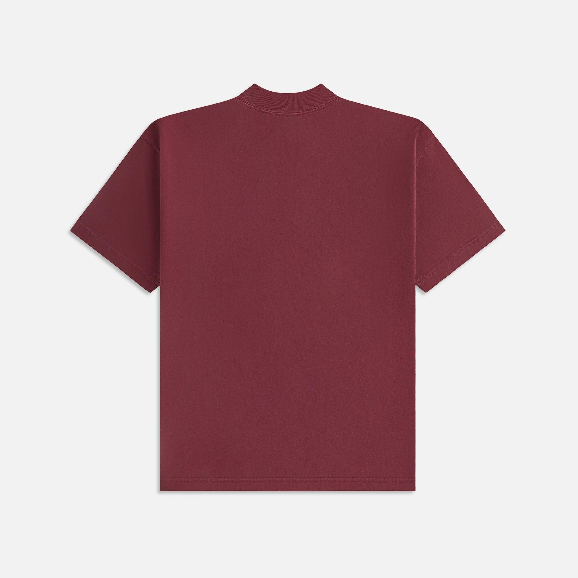 Kith Women Mock Neck Crest Vintage Tee - Stadium Female Product Image