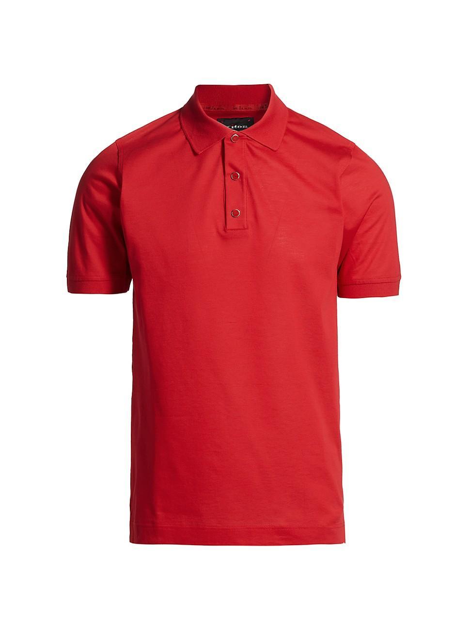 Mens Cotton Polo Shirt Product Image