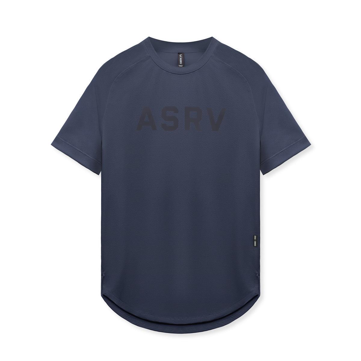 0660. AeroSilver® Established Tee - Navy "ASRV" Product Image