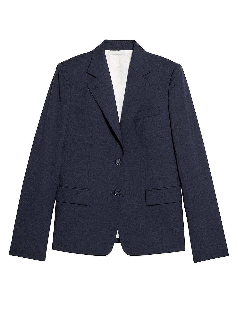 Womens Wool Tailored Blazer Product Image