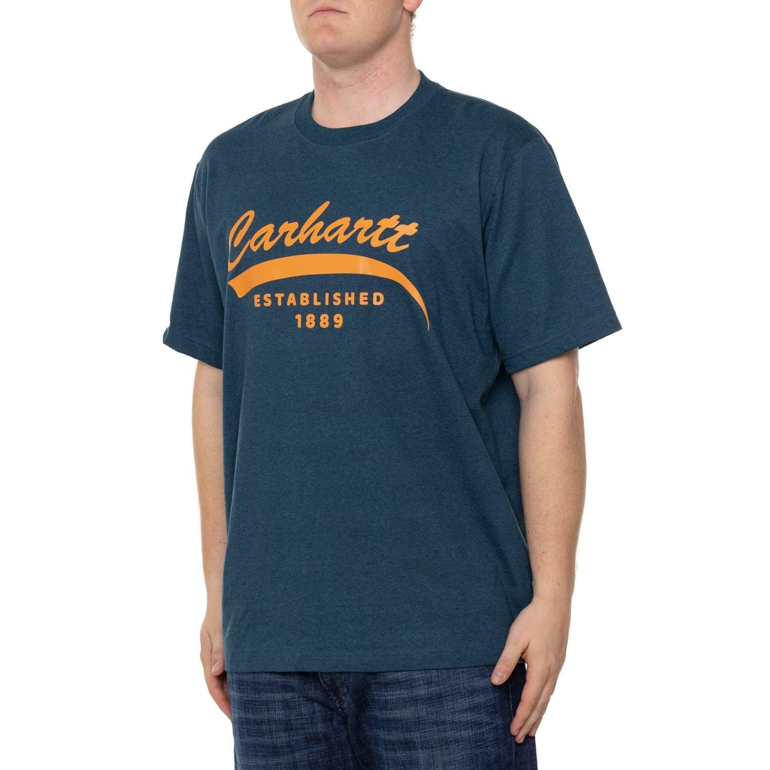 Carhartt 105714 Relaxed Fit Heavyweight Script Graphic T-Shirt - Short Sleeve Product Image