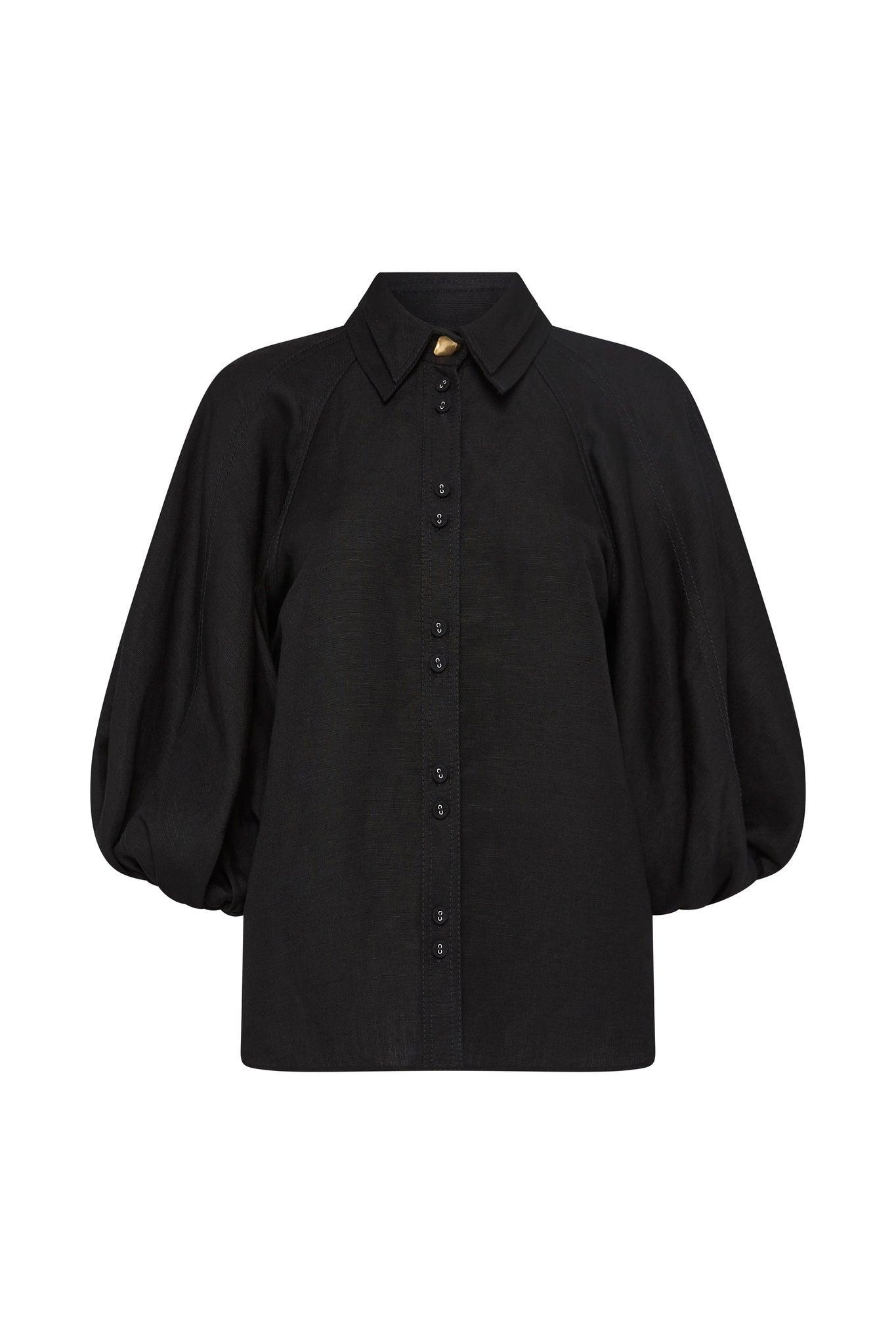 Palms Puff Sleeve Shirt Product Image