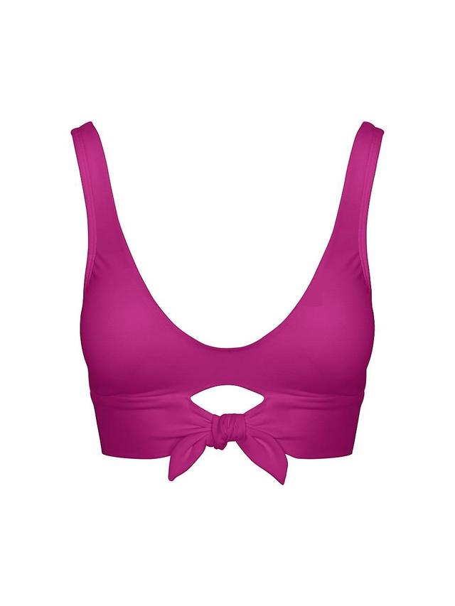 Robin Piccone Ava Knot Front Bikini Top Product Image