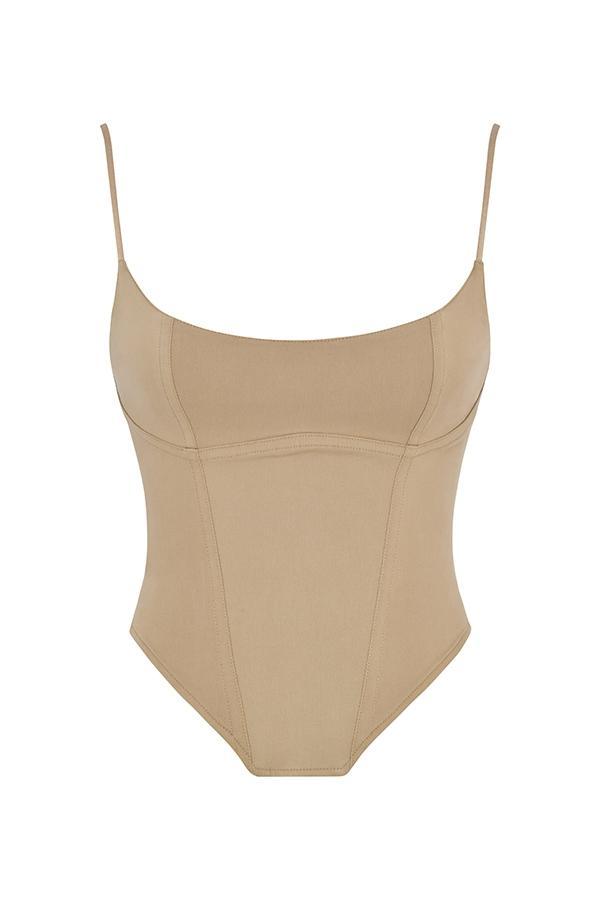 Flavia Beige Sculpting Corset Product Image