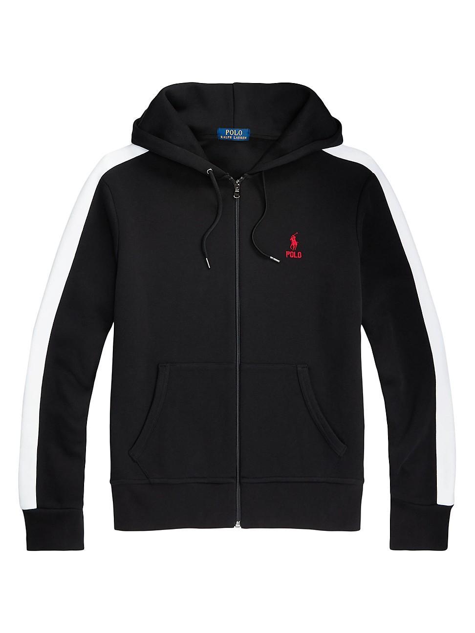 Polo Ralph Lauren Double-Knit Mesh Full-Zip Hoodie (Sapphire Star ) Men's Sweatshirt Product Image