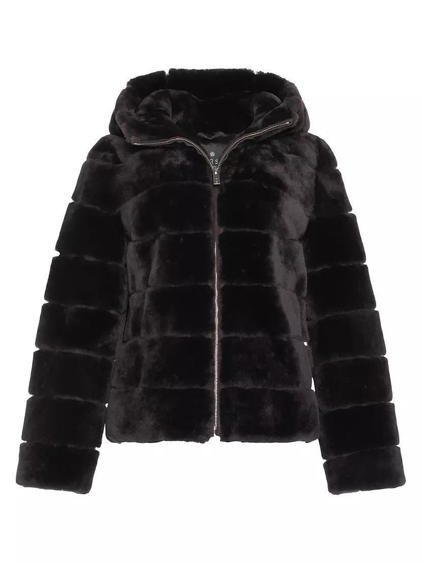 Shearling Lamb Zip Jacket Product Image