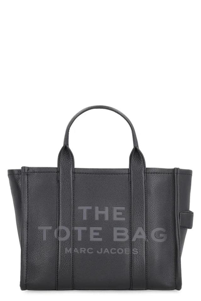 MARC JACOBS Women's The Leather Medium Tote Bag In 001 Product Image