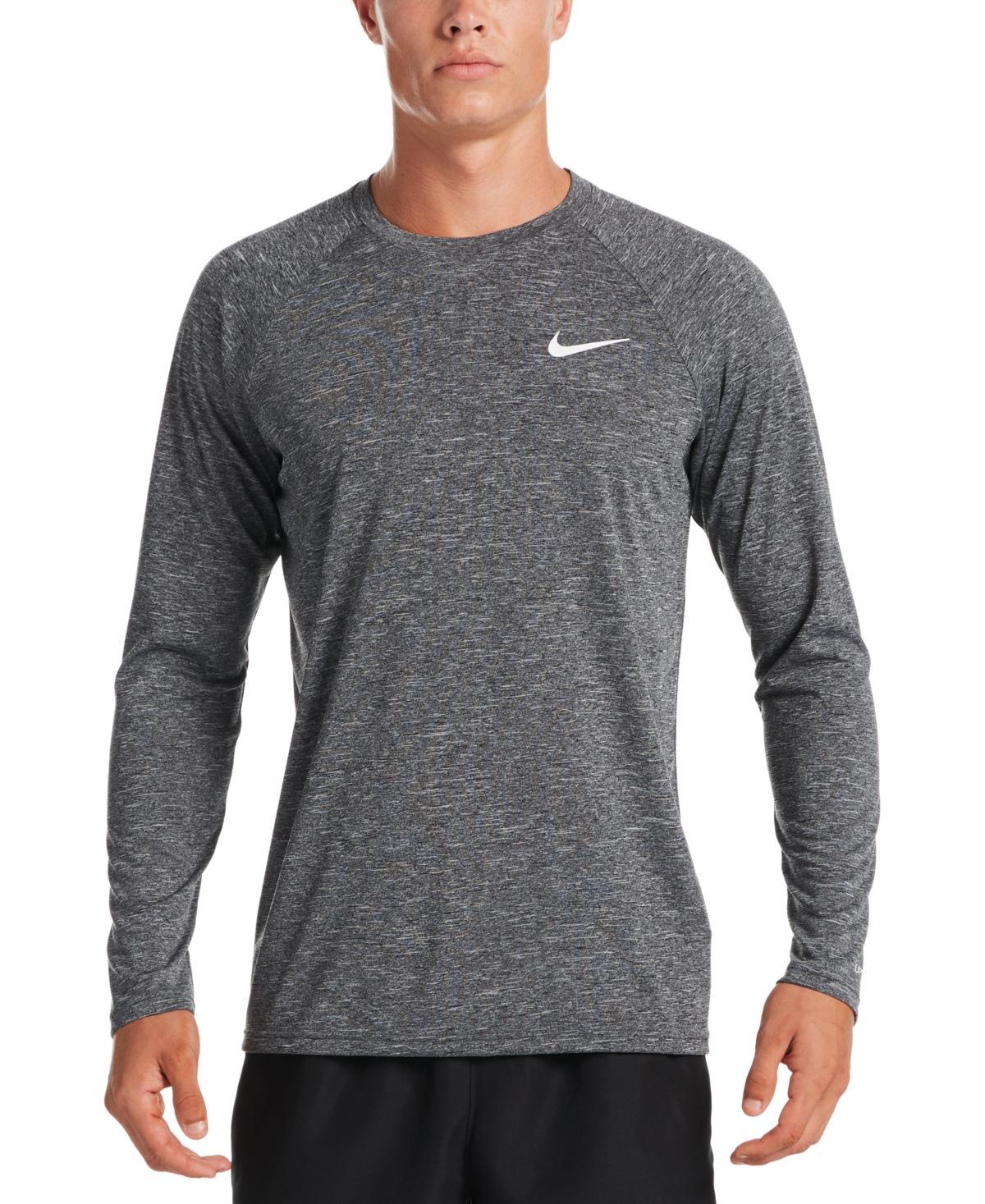 Nike Mens Heather Hydroguard Long Sleeve Swim T-Shirt Product Image