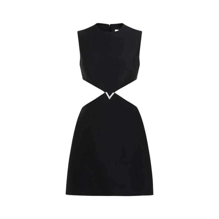 VALENTINO Cut-out Detail Minidress In Black Product Image