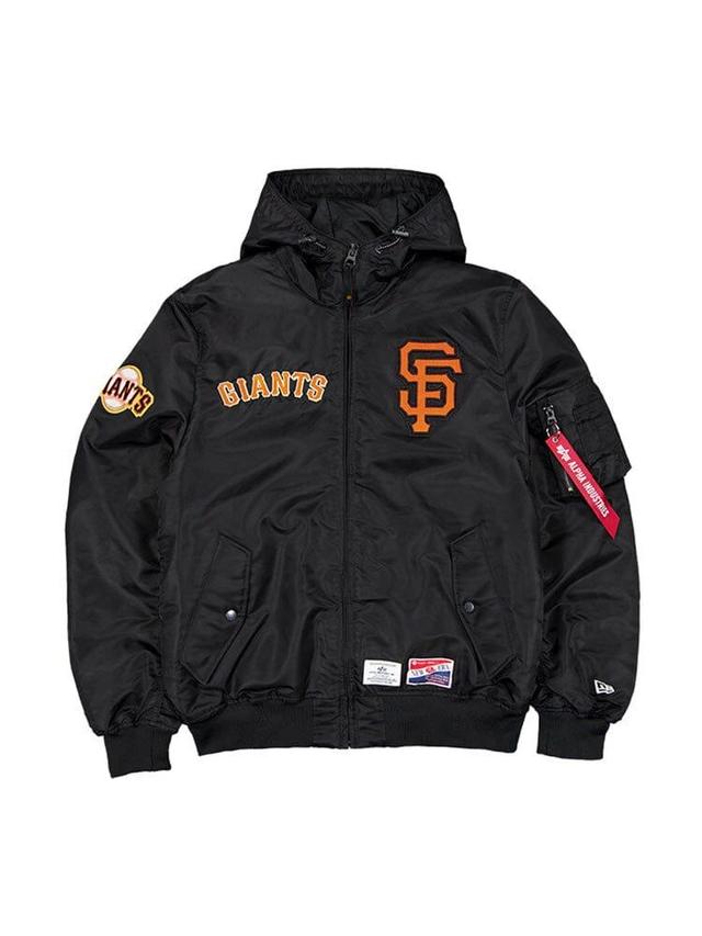 SAN FRANCISCO GIANTS X ALPHA X NEW ERA L-2B BOMBER JACKET Product Image