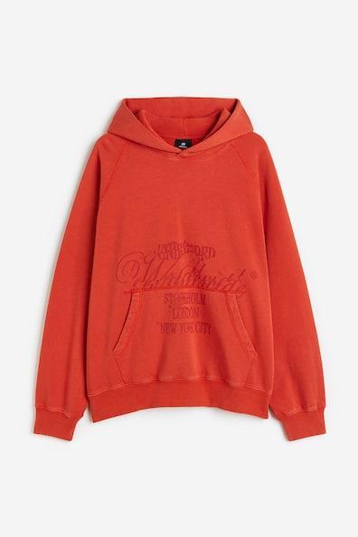 Oversized Fit Printed Hoodie Product Image